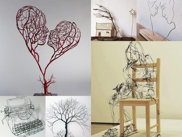 40 DIY Wire Art Examples which will Leave you Speechless
