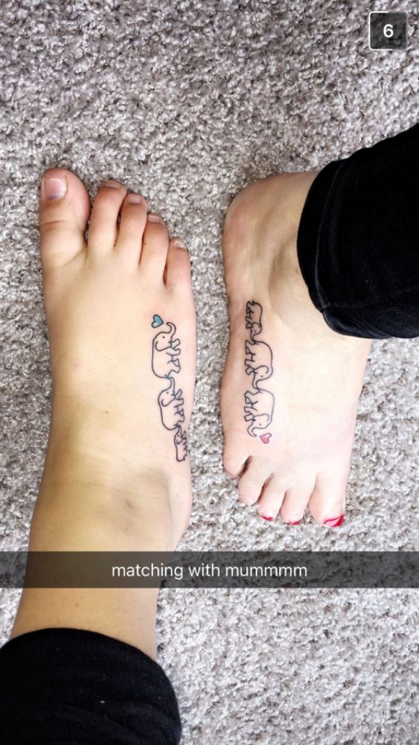 66 MotherDaughter Tattoos That Show Their Unbreakable Bond  Bored Panda