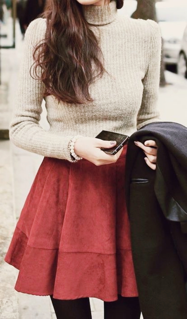  Fall-Outfits-With-Skirts