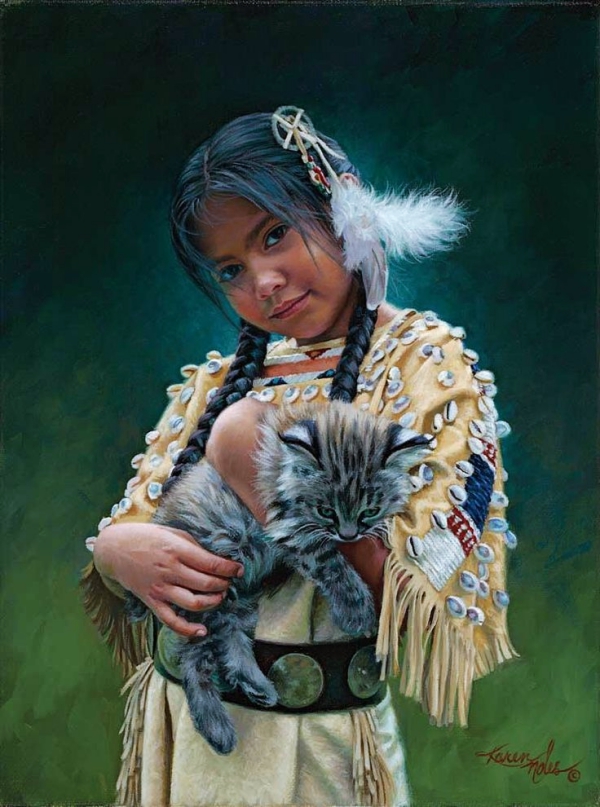 Native-American-Paintings-and-Art-illustrations