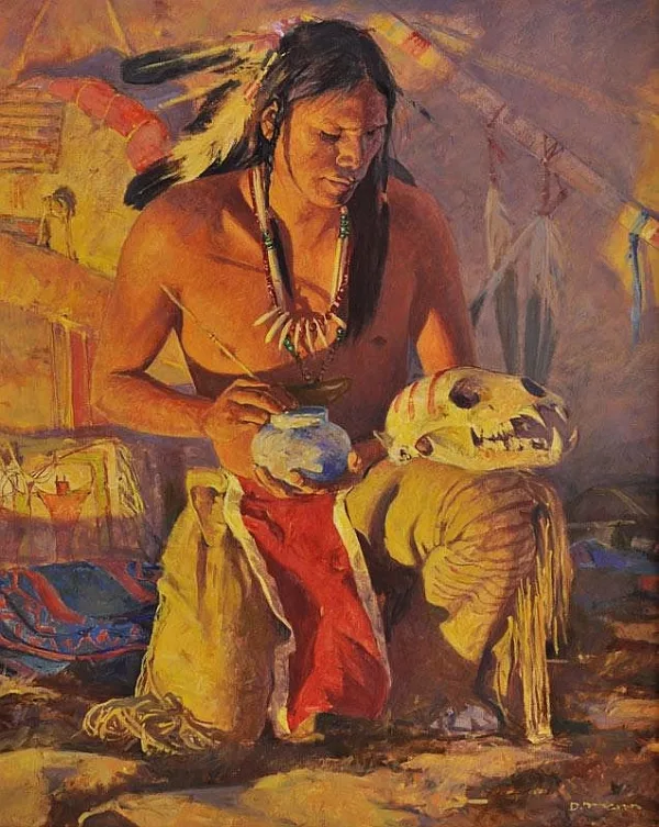 Native-American-Paintings-and-Art-illustrations