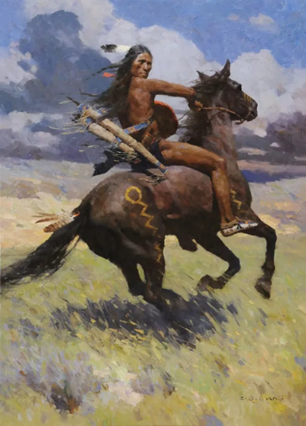 Native-American-Paintings-and-Art-illustrations