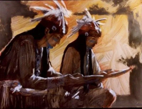 Native-American-Paintings-and-Art-illustrations