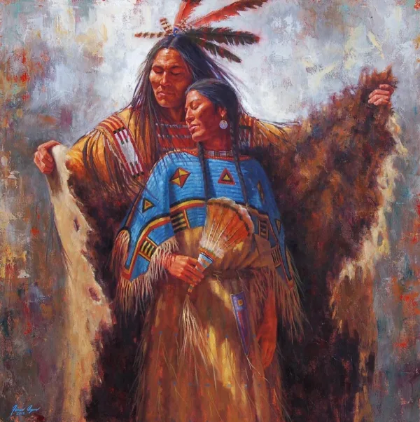 Native-American-Paintings-and-Art-illustrations