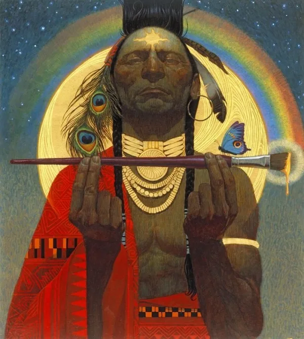 Native-American-Paintings-and-Art-illustrations