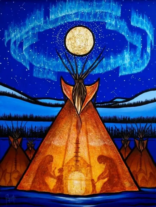 Native-American-Paintings-and-Art-illustrations