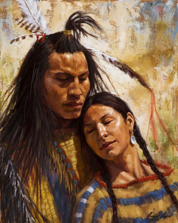 Native-American-Paintings-and-Art-illustrations