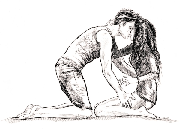 40 Romantic Couple Hugging Drawings and Sketches – Buzz16