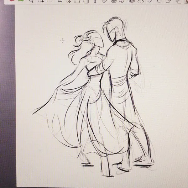 Romantic-Couple-Pencil-Sketches-and-Drawings