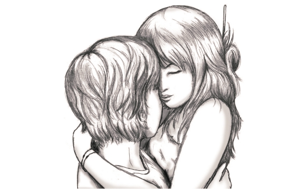 40 Romantic Couple Hugging Drawings and Sketches – Buzz16  Couple drawings  tumblr, Cute drawings of love, Cute couple drawings