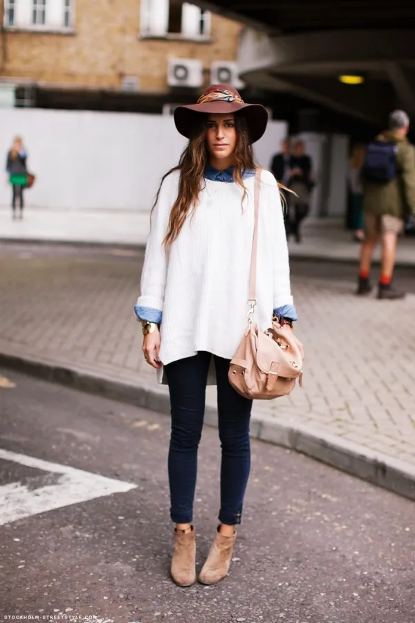 Off-to-Work-Oversized-Sweater-Outfits