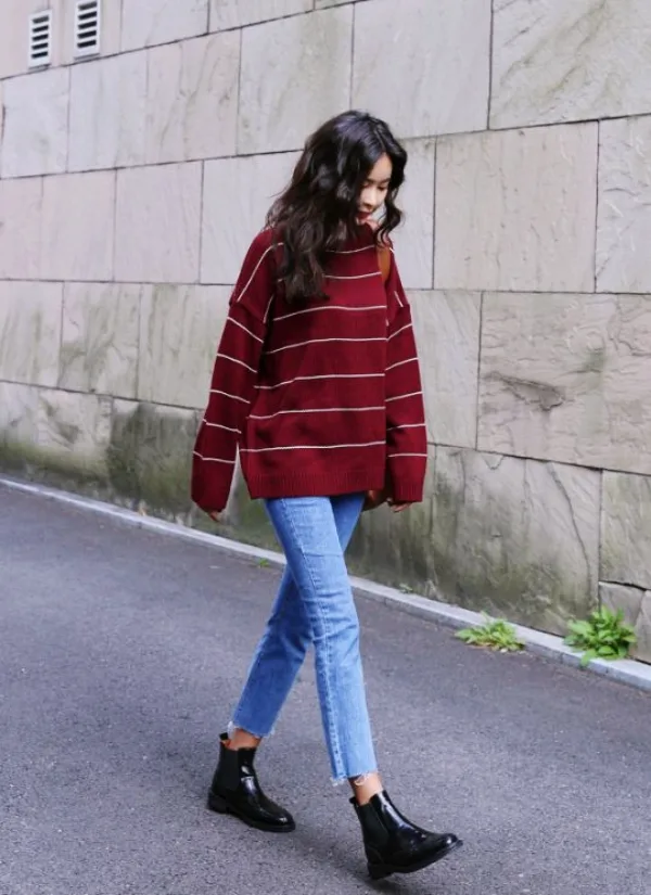 Off-to-Work-Oversized-Sweater-Outfits