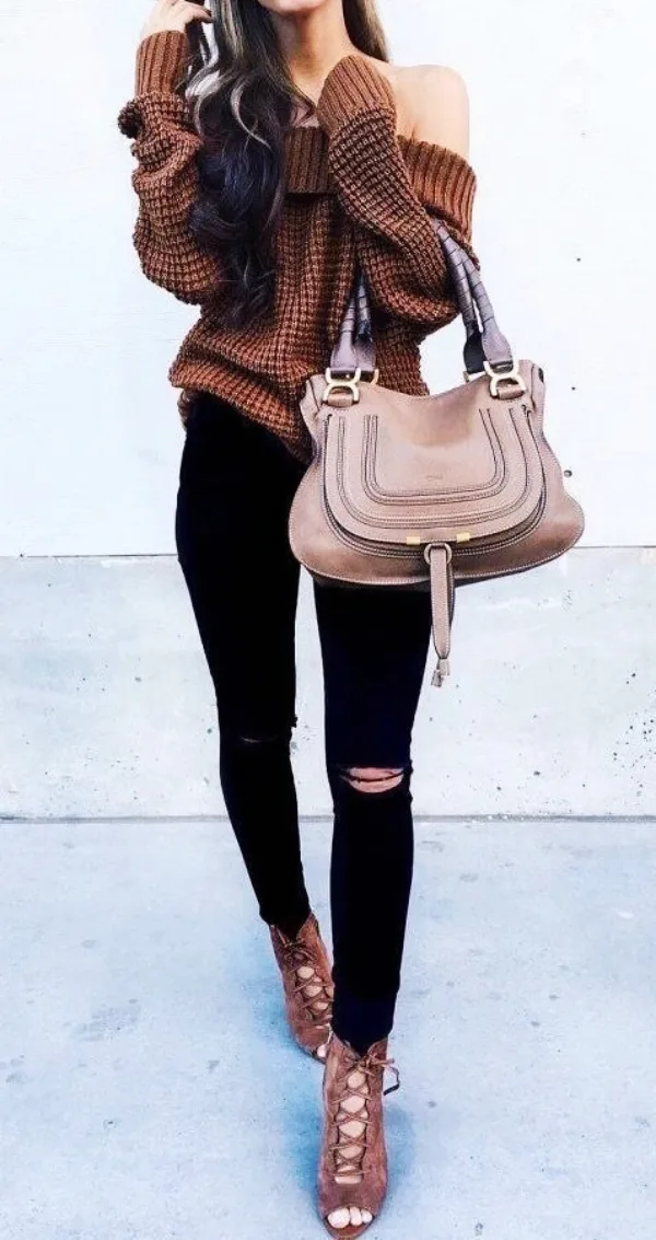 Sexy-Off-Shoulder-Winter-Outfits