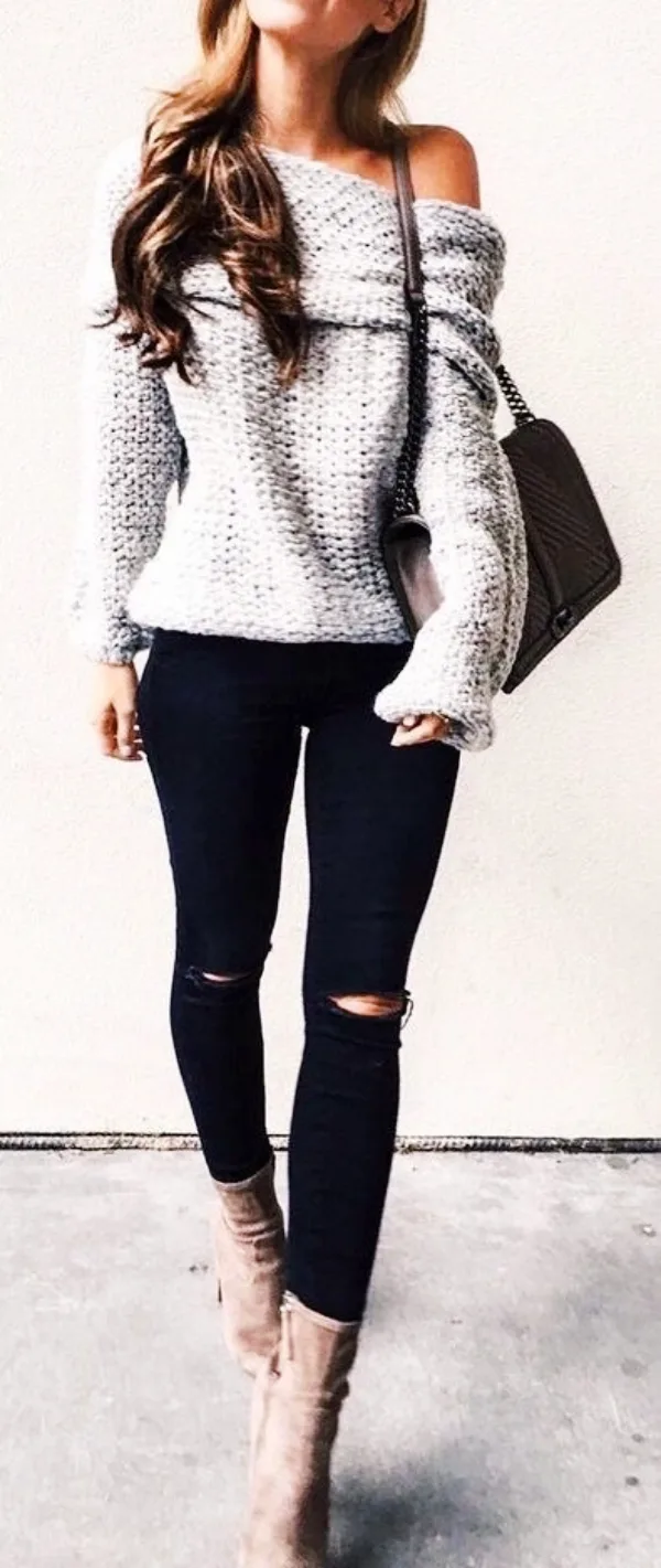Sexy-Off-Shoulder-Winter-Outfits