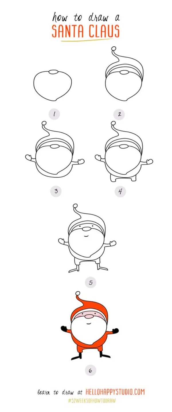 How-to-Draw-a-Cute-Santa
