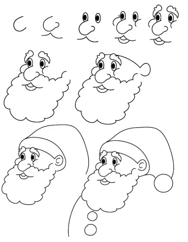 How-to-Draw-a-Cute-Santa