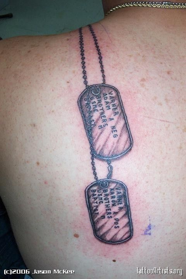 Dog Tags tattoo