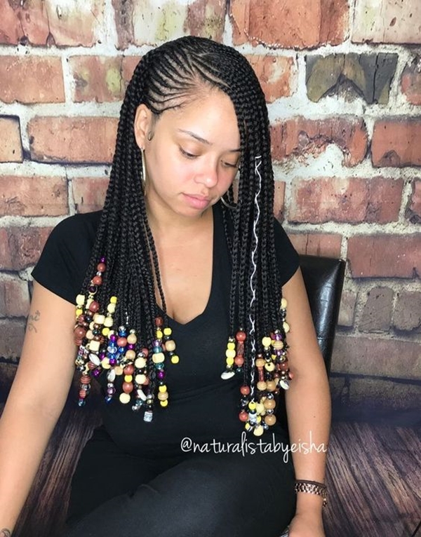 40 Lovely Ghana Braid Hairstyles to Try - Buzz 2018