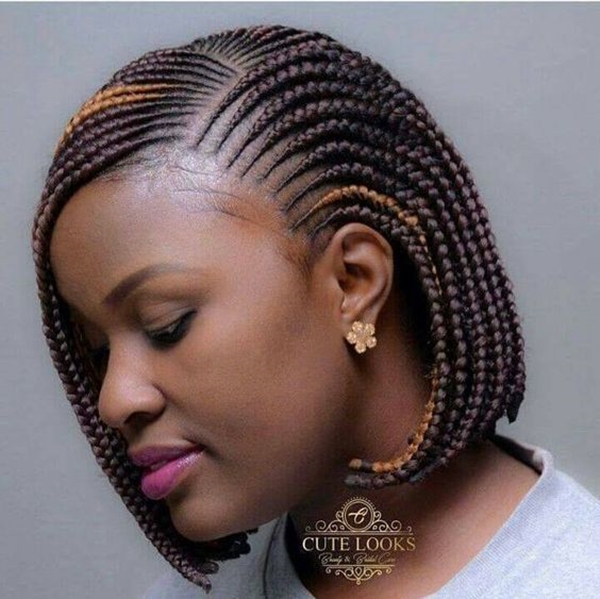 40 Lovely Ghana Braid Hairstyles To Try Buzz16