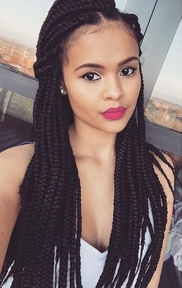 40 Lovely Ghana Braid Hairstyles to Try - Buzz 2018