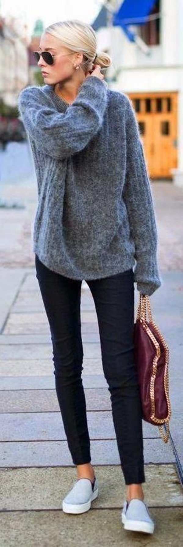 40 Attractive Ways to Wear Sweater in Work Places – Buzz16