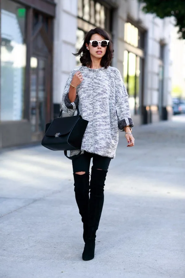 Attractive-Ways-to-Wear-Sweater-in-Work-Places