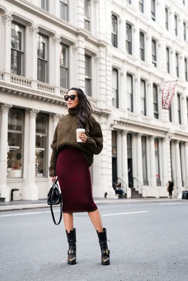 Attractive-Ways-to-Wear-Sweater-in-Work-Place
