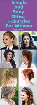 40 Simple and Sexy Office Hairstyles for Women – Buzz16