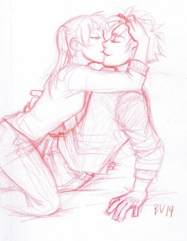 40 Romantic Couple Hugging Drawings And Sketches Buzz16