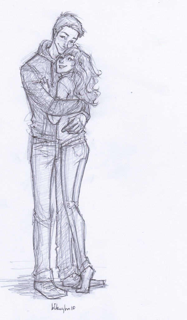 Romantic-Couple-Hugging-Drawings-and-Sketches