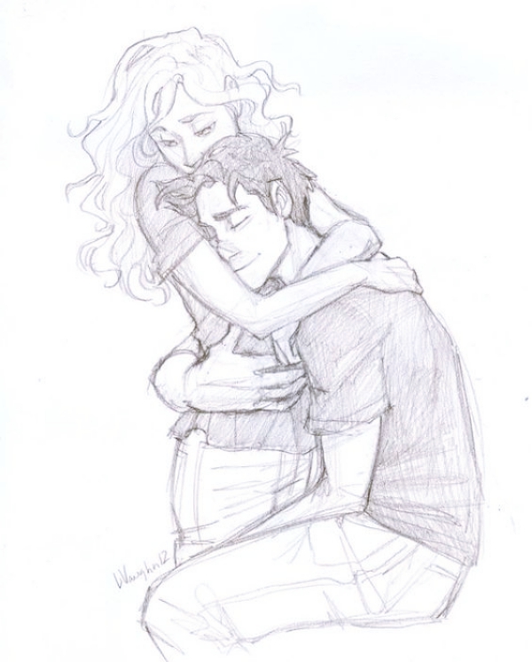 Romantic-Couple-Hugging-Drawings-and-Sketches