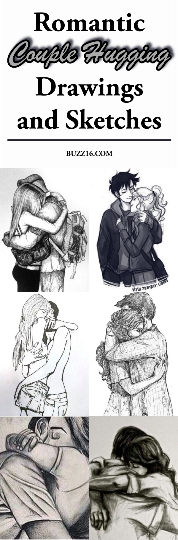 Romantic-Couple-Hugging-Drawings-and-Sketches