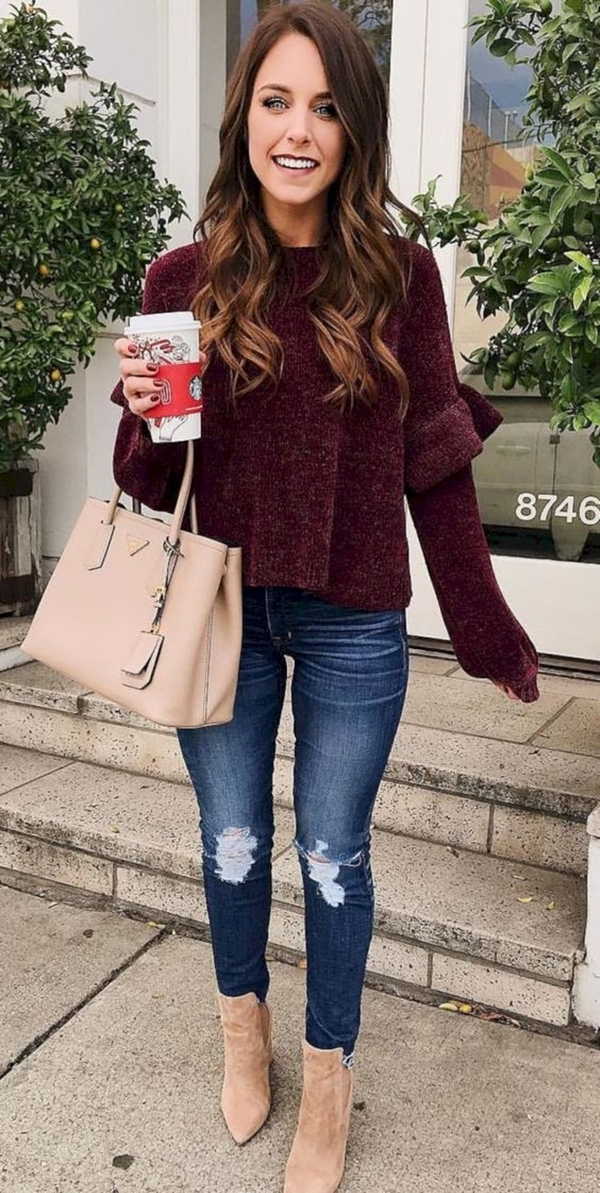 40 Beautiful Knitted Sweater Pattern Outfits 2019 - Buzz 2018