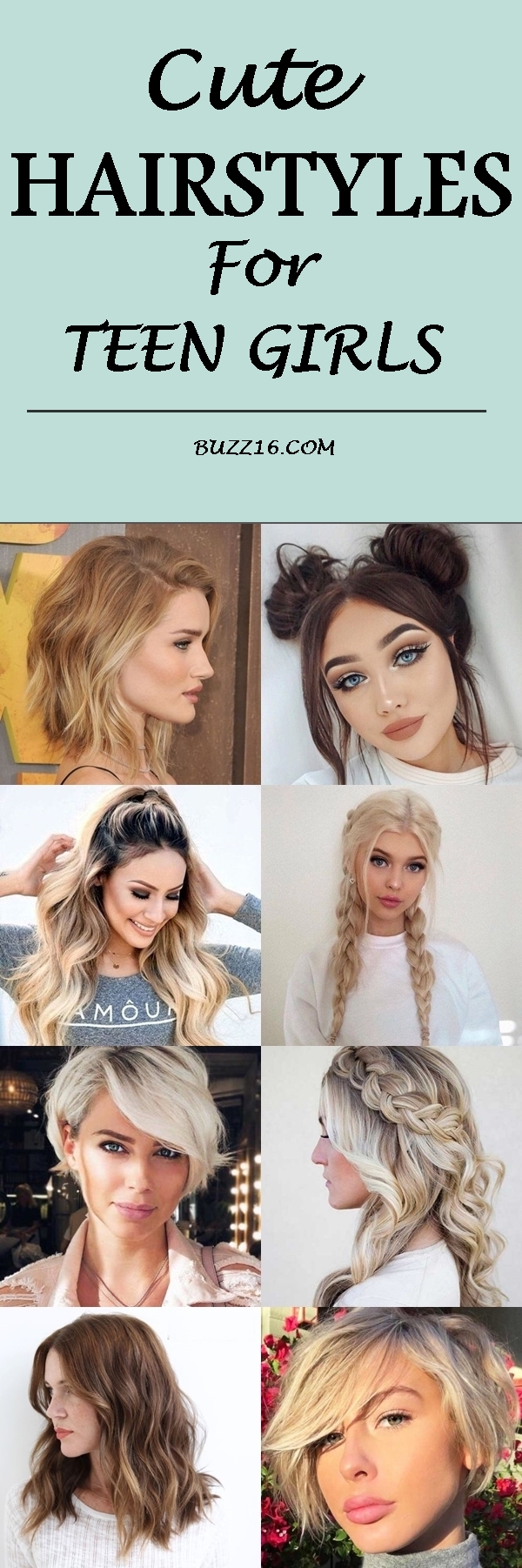 Cute Hairstyles For Medium Hair Teenage Girls