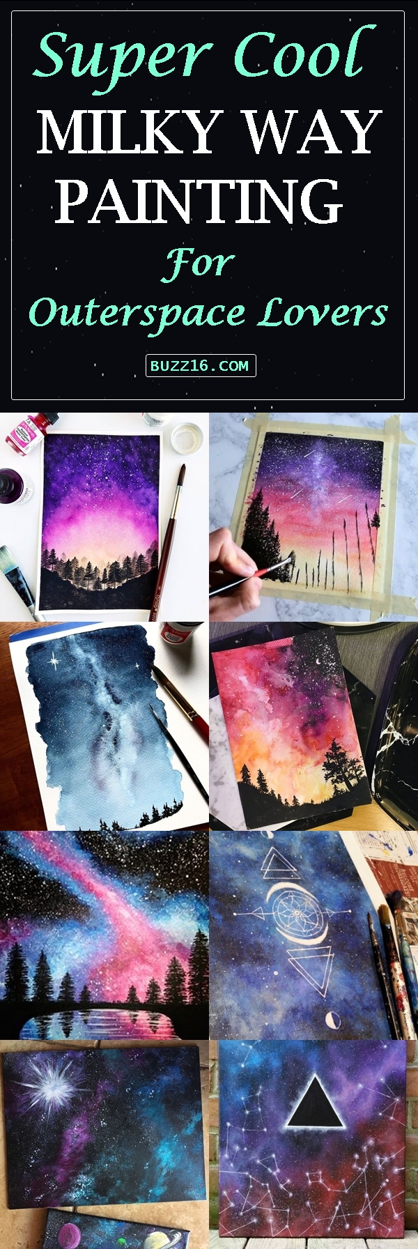 outer space painting ideas