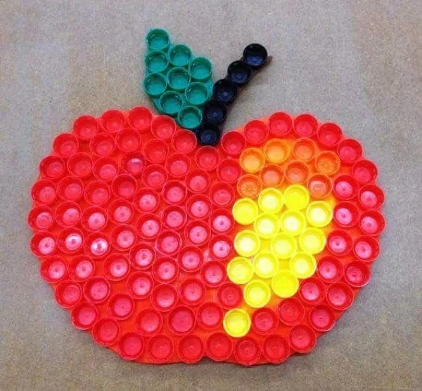 40-DIY-Plastic-Bottle-Cap-Craft-Ideas