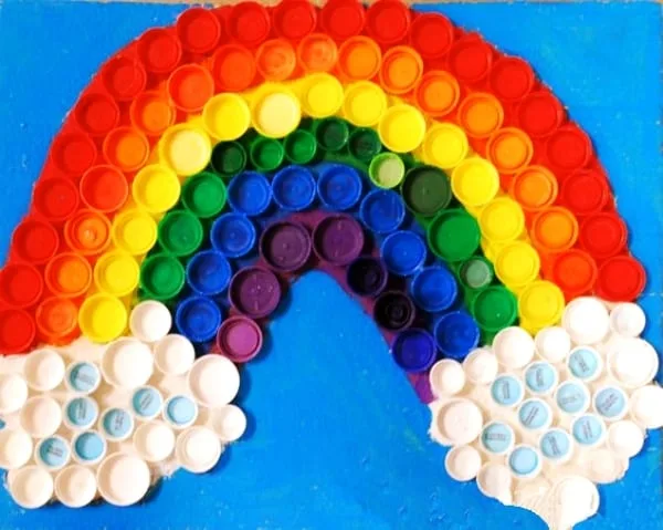 40-DIY-Plastic-Bottle-Cap-Craft-Ideas