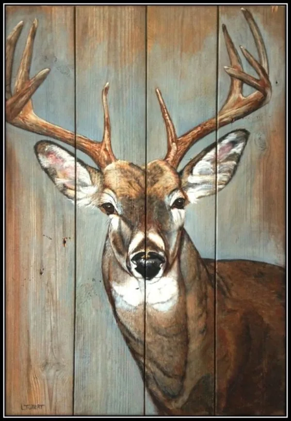 Modest-Examples-of-Paintings-On-Wood-Planks