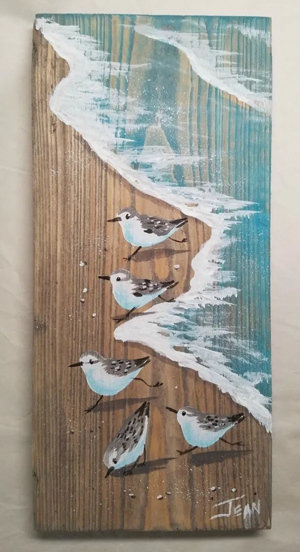 Modest-Examples-of-Paintings-On-Wood-Planks