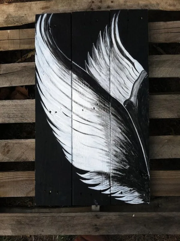 Modest-Examples-of-Paintings-On-Wood-Planks