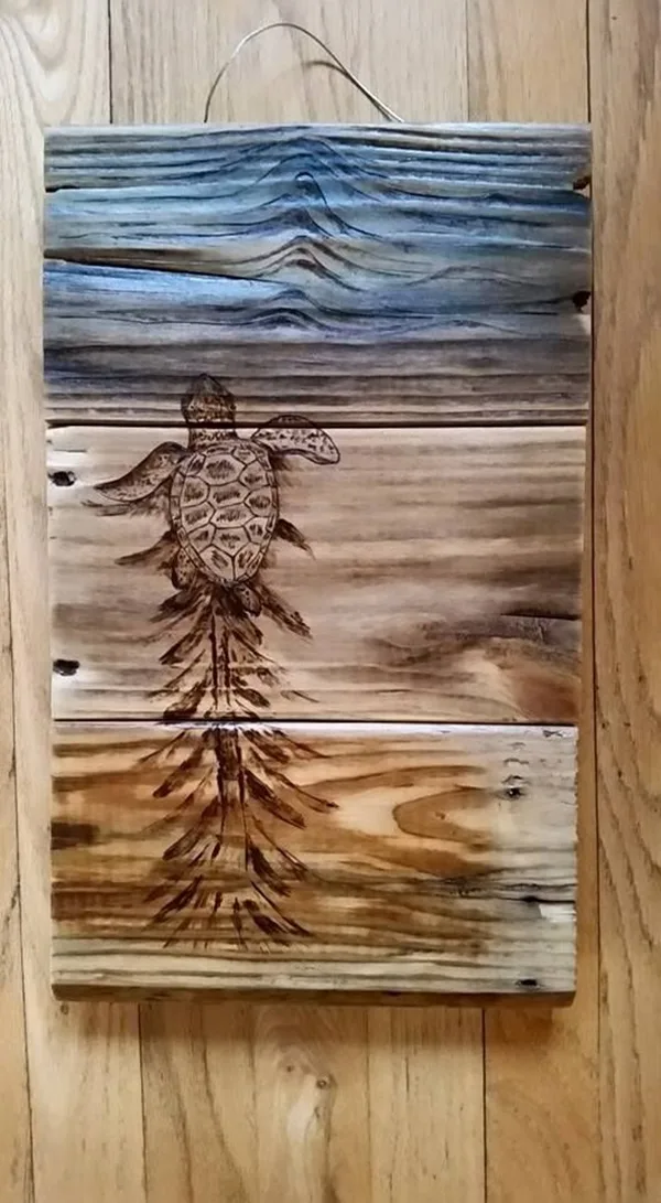 Modest-Examples-of-Paintings-On-Wood-Planks