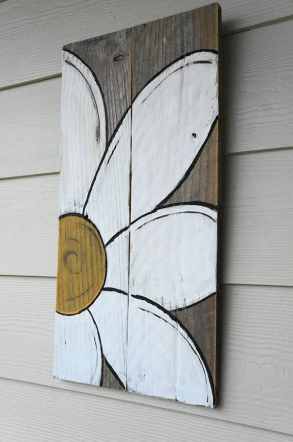 Modest-Examples-of-Paintings-On-Wood-Planks
