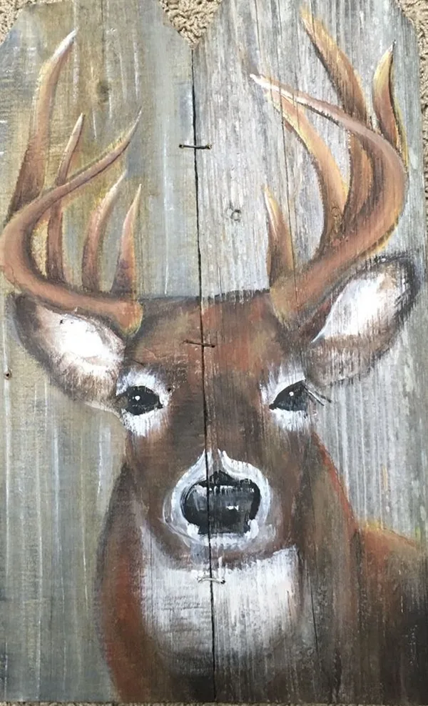 Modest-Examples-of-Paintings-On-Wood-Planks