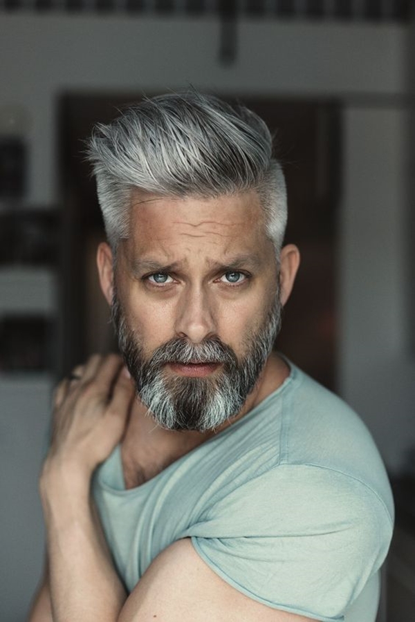 30 Trendy Grey Hair Styles for Men | Men Hairstylist